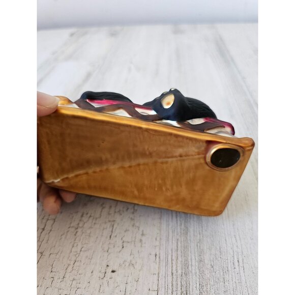 Kohls bear sled glass ornament Xmas tree tabbogon - Picture 6 of 7